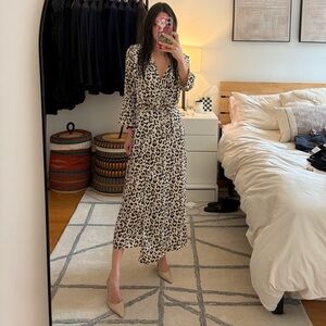 Leopard Print Maxi Dress